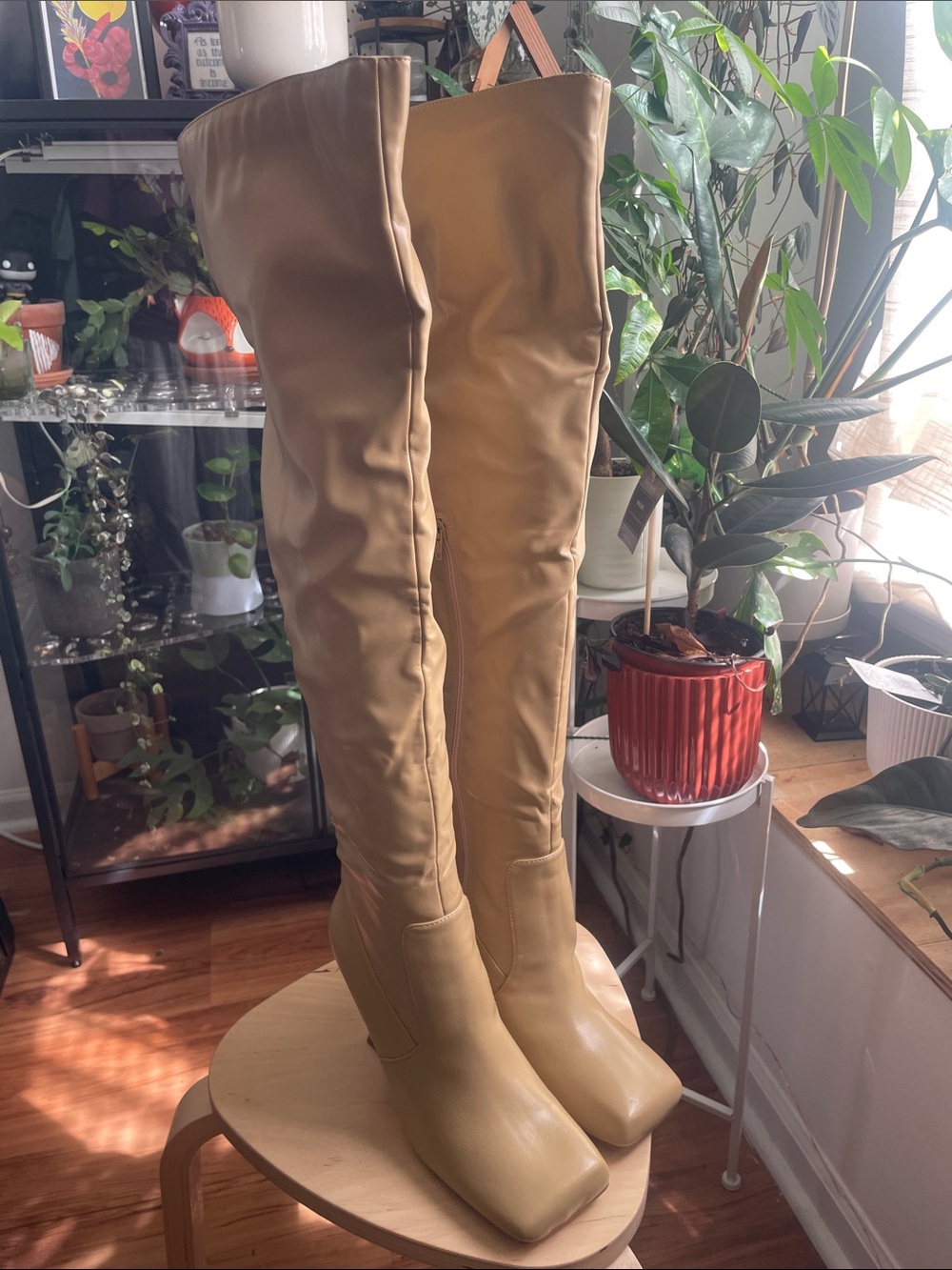 Over-the-Knee Heeled Boots